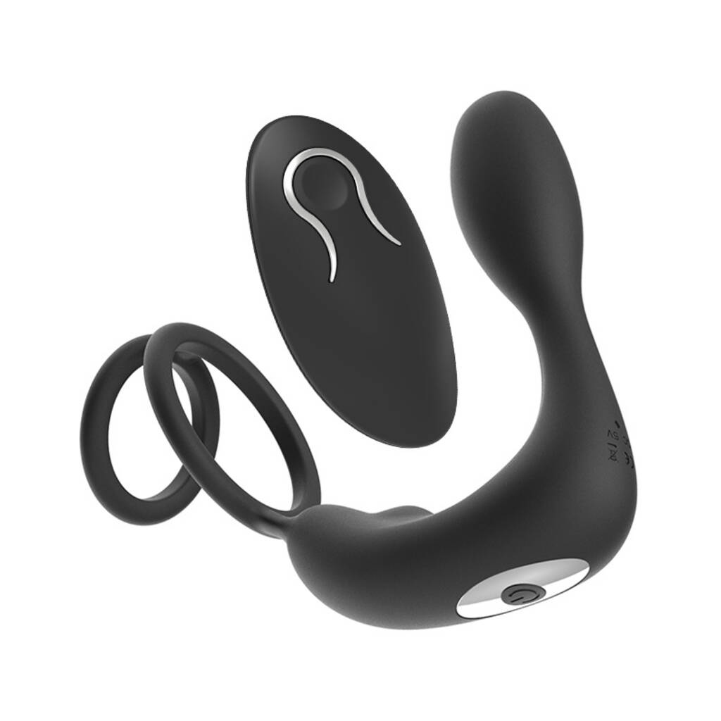 Remote control vibration prostate massager, male vibration masturbator